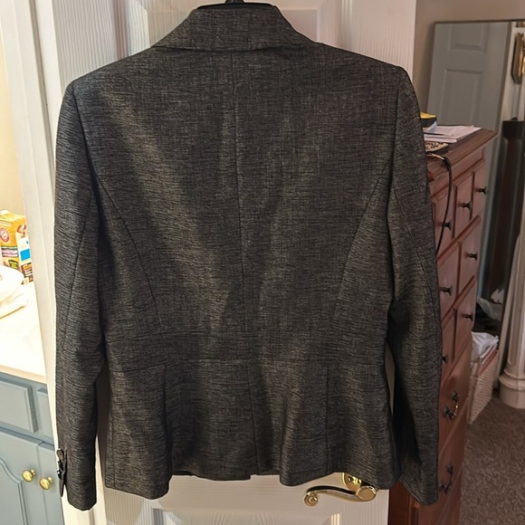 Antonio Melani Black Gray Tweed SZ 6 Tailored Lined Blazer Jacket NEW - Picture 5 of 6